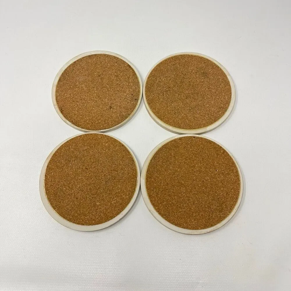 Coasterstone Coaster Stone Set of 4 Assorted Floral Flower Designs